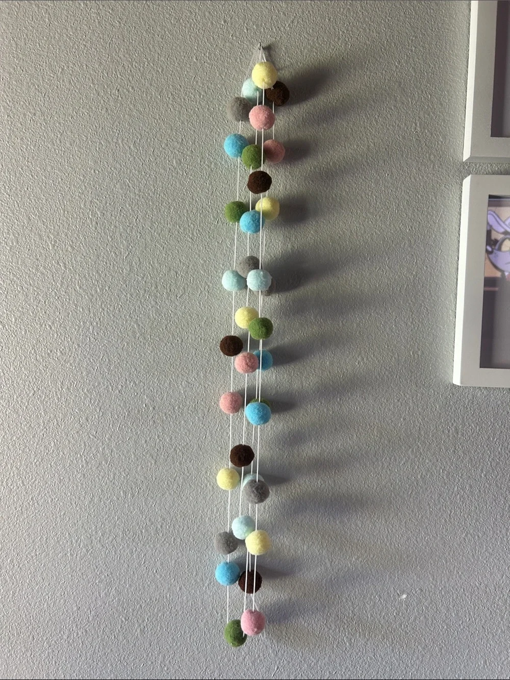 Boho Macrame Rainbow Wall Hanging & PomPom Garland